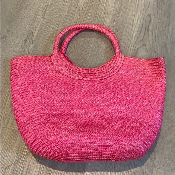 Handbags - Vintage handmade Straw Paper Beach Bag Purse